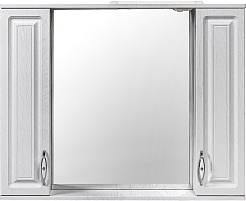 Stella Polare Мебель для ванной Кармела 100 люкс белое серебро – фотография-20